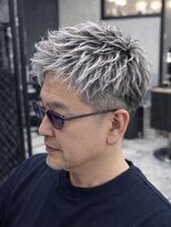 ジ オブスキュア ヌヴォー(THE OBSCURE NOVEAU)&nbsp;白髪ぼかしホワイトメッシュ