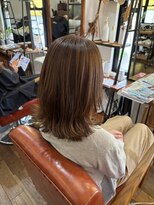ロウスリー(Lowsly) くびれロブ×ミルクティーベージュ