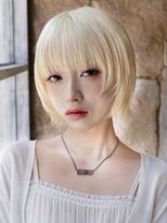 カライング(ing)&nbsp;大人可愛い20代30代40代前下がりひし形小顔ボブ