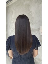 ツヤと髪 クリム(crim)&nbsp;髪質改善エステカラー　ロング　白髪染め　30代　40代