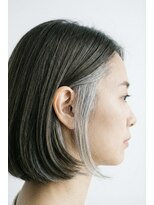ネルヘアー 緑地公園(Nel.hair)&nbsp;顔まわりレイヤーの艶ボブ