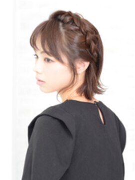 アース 高崎店(HAIR & MAKE EARTH) カチューシャ風編み込みアレンジ