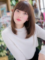 カバーヘア ブリス 上尾西口店(COVER HAIR bliss) ■bliss上尾8-14★■小顔x斜めバングのウルツヤストレート