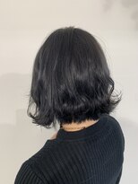 クイントネオリーブ 自由が丘正面口店(quint:neolive)&nbsp;ブルーブラックボブ