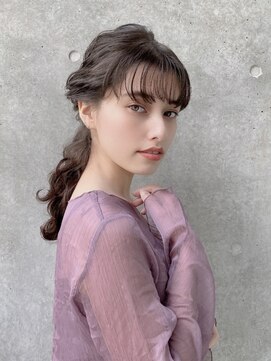 ユアーズ ヘア 恵比寿本店(youres hair) ハーフアップ