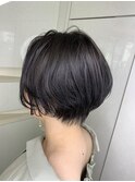 丸みショートで綺麗なスタイルに