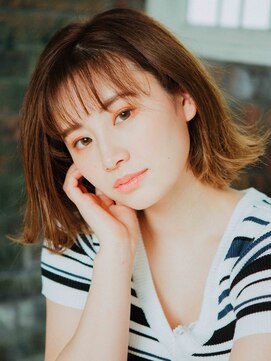 美容室 リズヘアー 稲毛店(Riz hair) 元気系外はねボブ【稲毛】