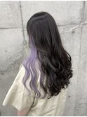 【LINOET名古屋】手島カミラ ラベンダー インナーカラー