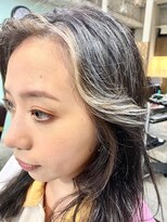 オンスター(ONSTAR)&nbsp;フェイスフレーミング　前髪カラー　シルバー　インナーカラー