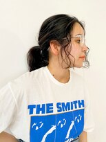 ナリー 河原町(Nary)&nbsp;前髪パーマ×ポニーテール