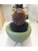 シンシア(CYNTHiA)&nbsp;デジタルパーマ&マニキュア(ミディアムブラウン)