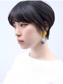 【松戸 ムラマツ】前髪あり大人かわいいショートボブ黒髪