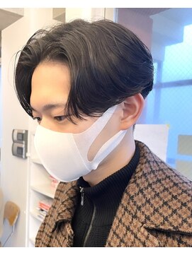 バイフィフス 原宿/表参道(by fifth) センターパート/ニュアンスパーマ/ツーブロ