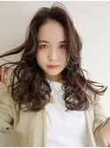 【buZonブゾン】ミックスパーマ×艶感ベージュ