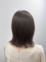 ロロン 下高井戸(LORONG)&nbsp;ミディアムボブ　オリーブグレー