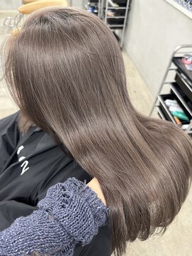 サイン 渋谷(SIGN) レイヤーカットイヤリングカラーインナーカラーケアブリーチ