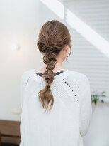 ヘアデザイン ステラ(hair design sTella)&nbsp;☆飾りなしのシンプルな編み下ろしスタイル☆