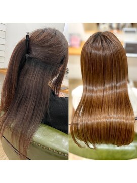 グリーンルームセカンド 結城店(GREEN ROOM. 2nd) 地毛風カラー/髪にドラマを/髪質改善/縮毛矯正/美髪/結城/小山