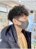 メンズマッシュ×ツイストスパイラル　メンズパーマ