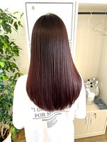 グリーンルームセカンド 結城店(GREEN ROOM. 2nd)&nbsp;シフォンベージュ/髪質改善/縮毛矯正/アイスラテ/30代/40代