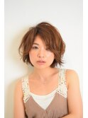 ワンサイドショート/ボブ/ブランジュ/ダブルバンク 表参道/青山