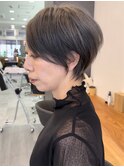 小顔シルキーベージュ似合わせショート
