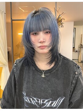 カルテ(QUARTE) シャギーレイヤーミディ