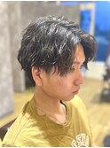 メンズパーマ/メンズサロン/メンズカット/佐賀/センターパート