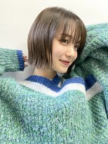 ミィ 表参道(mee.)&nbsp;前髪/アンブレラカラー/こなれミディ/イメチェン/ぱっつんボブ