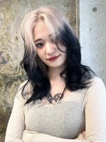 ソル ジングウマエ(SOL JINGUMAE)&nbsp;ミルクティーベージュダブルカラーケアブリーチインナーカラー