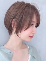 セイドット オモテサンドウ(Say. omotesando)&nbsp;say.こなれミディ前髪イメチェンミルクティーベージュショート