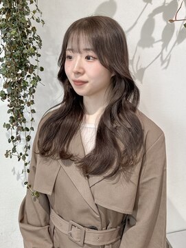 ゼスト 中野店(ZEST) 【ZEST中野/chihiro】淡色カラー/透け感ミルクティーブラウン