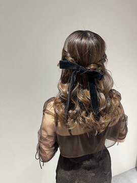 パトゥ 京都四条烏丸(patou) ハーフアップ