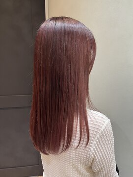 アオ 横浜(a-o) ピンクカラー/髪質改善カラー