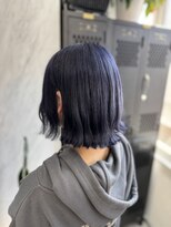 ヴァイス 渋谷店(VAICE)&nbsp;ボブ/ネイビーブルー/ブルー/ブリーチカラー