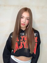 アンククロス 青山店(ANKH CROSS) 透明感モカベージュ/ポイントカラー