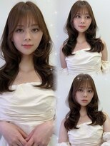 ハピネス 梅田茶屋町店(HAPPINESS)&nbsp;韓国風/レイヤーカット/顔周り/顔まわり/髪質改善/ベージュ