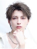 フェザーパーマフェザーショート毛流れセンターパート韓国ヘア中