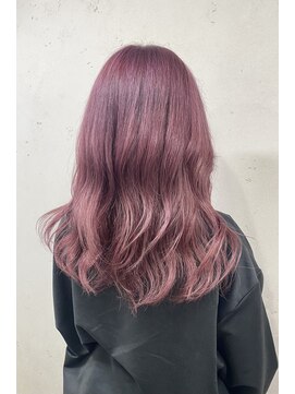 アジールヘア 東上野店(agir hair) ピンクラベンダーブリーチカラー【上野】ueno