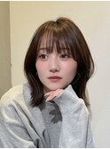 前髪韓国ミディアムロング/大宮