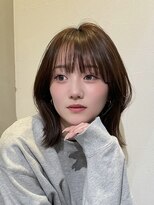 ロンド メリー 大宮(Lond merry)&nbsp;ミディアムレイヤーカット/レイヤー/顔周り/韓国/髪質改善/大宮