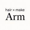 ヘアメイク アーム(hair make. Arm)のお店ロゴ