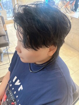 ヘアリゾート粋 ティガ 池袋店(tiga) メンズ/ショート/アップバング/ナチュラルウルフ