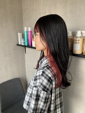 トリコ(ToricO) フェイスフレーミング インナーピンク ダブルカラー