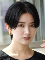 ソワネ 表参道(soigne) 表参道髪質改善カラーハンサムショートボブアッシュブラウン30代