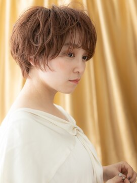 カバーヘア イヴ 戸頭店(COVER HAIR EVE) ミルクティーアッシュ抜け感エアウェーブパーマ317Z戸頭20代30代