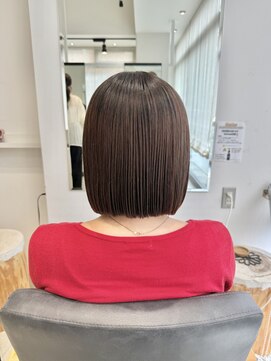 ビューバイネオリーブ 用賀店(Beau'r by neolive) 大人ガーリーダークアッシュ似合わせカットミディアムレイヤー