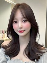 ノイズオオサカ 梅田店(NOISM OSAKA)&nbsp;マッシュボブウルフ前髪アンブレラカラーこなれミディイメチェン