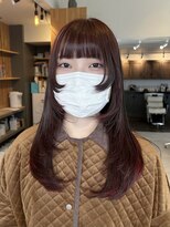 チェリーコーク ウブ(CHERRY COKE ubu)&nbsp;~レイヤーカット×ボルドーカラー~