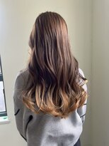 エクファ ヘア リゾート 大津 瀬田店(ex-fa hair resort)&nbsp;イメチェン/ピンクベージュ/アンブレラカラー/前髪/大津/瀬田